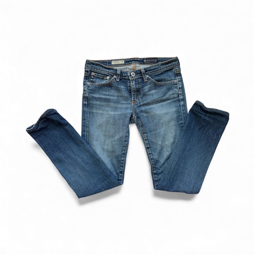AG Adriano Goldschmied “Stevie” Slim Straight Jeans — Women’s 26R